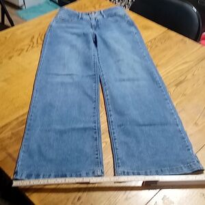 CURVE APPEAL Jeans Womens BLUE 4 / 27 WIDE LEGS Preowned Denim